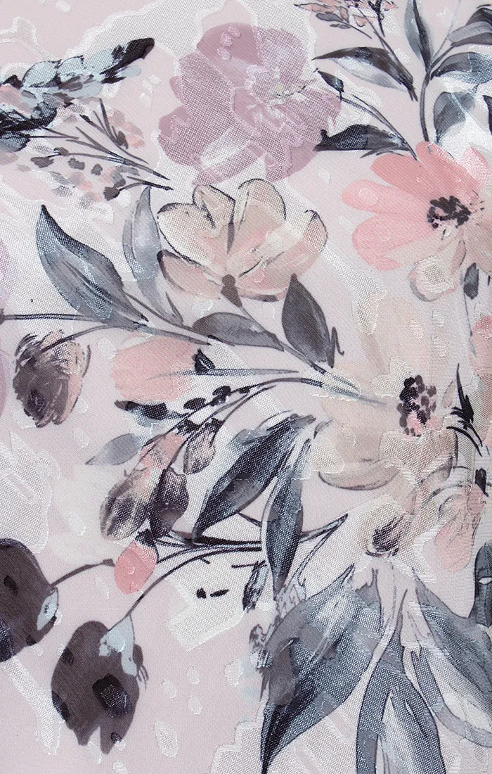 Petite Asymmetric Blouse & Chiffon Pant sold by Alex Evenings product image thumbnail 3