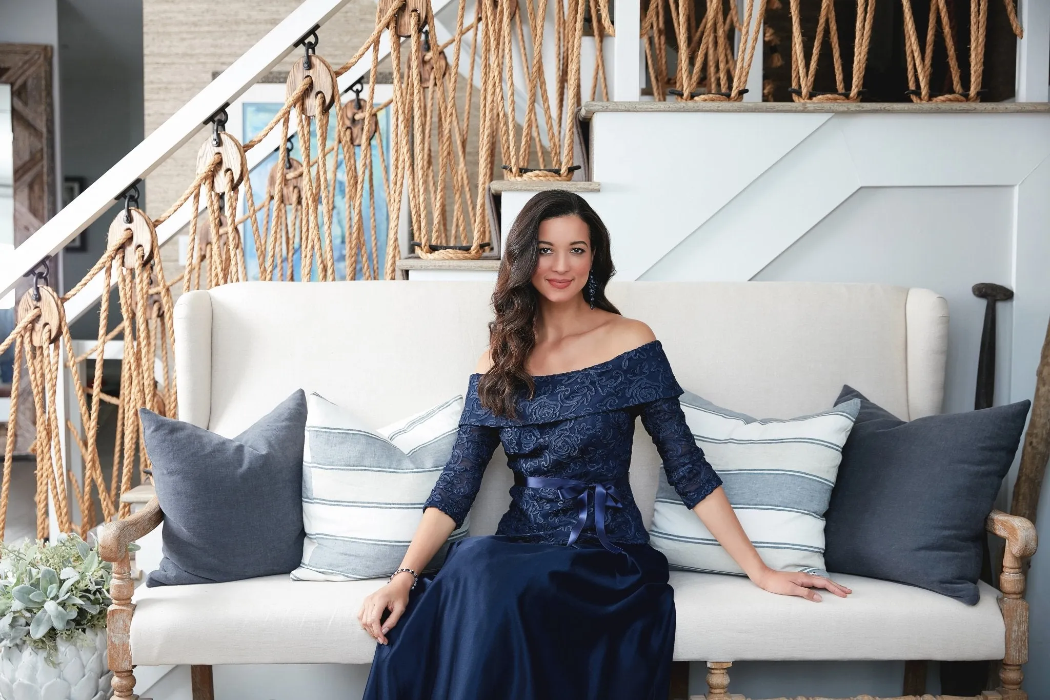 Regular - Off-the-Shoulder Soutache Blouse with Tie Belt and Illusion Sleeves sold by Alex Evenings product image thumbnail 4