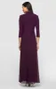 Regular - Glitter Jacquard Knit Jacket Dress with Mandarin Neckline sold by Alex Evenings