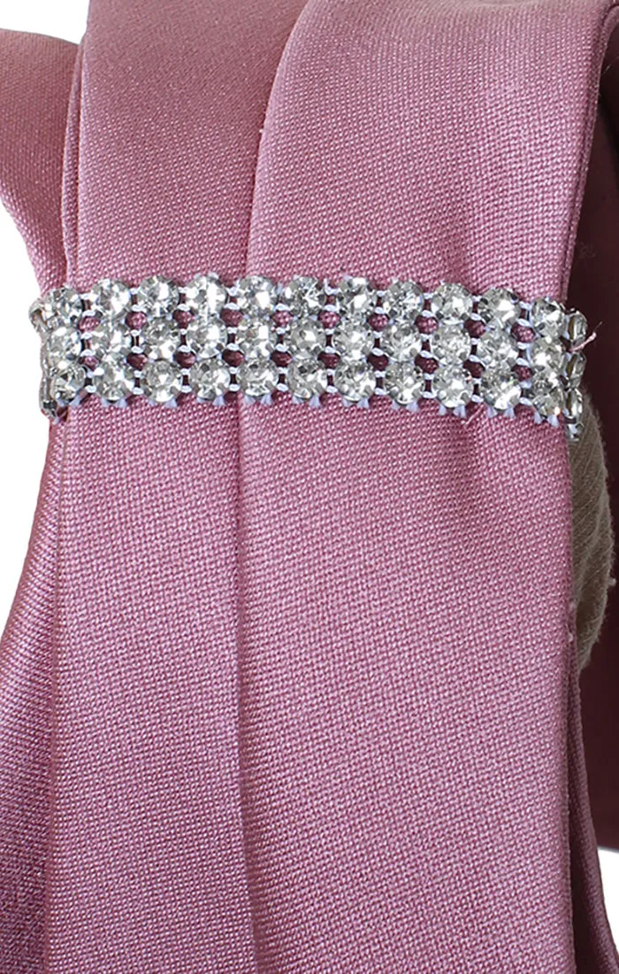 *Long One Shoulder Fit and Flare Dress with Embellished Bow Shoulder Detail sold by Alex Evenings product image thumbnail 2