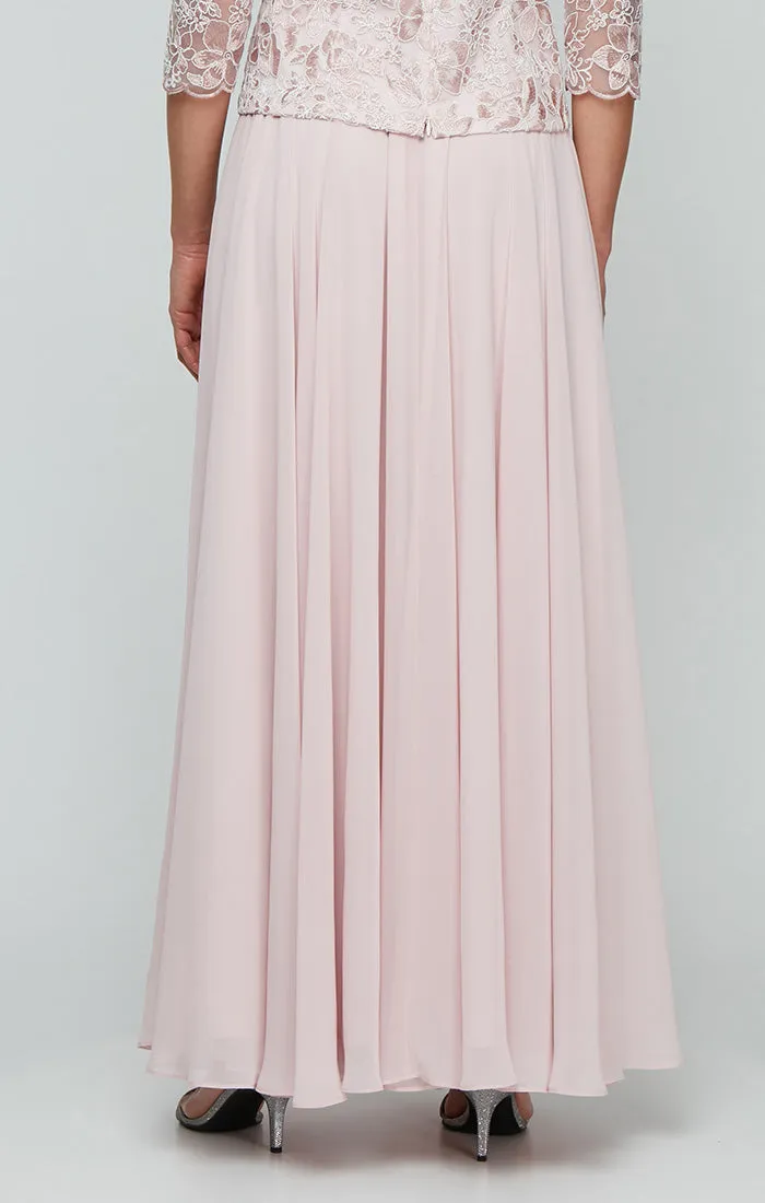 Long Chiffon Full Skirt sold by Alex Evenings product image thumbnail 2