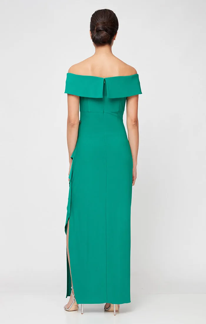 Regular - Nora Off-the-Shoulder Matte Jersey Dress sold by Alex Evenings product image thumbnail 2