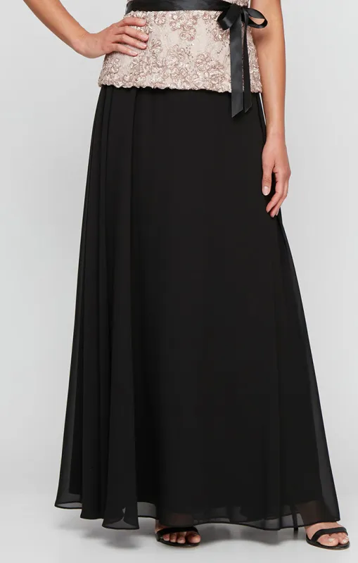 Plus - Long Chiffon Full Skirt sold by Alex Evenings