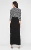Petite Long Empire Waist Bolero Jacket Dress with Side Ruched Skirt sold by Alex Evenings