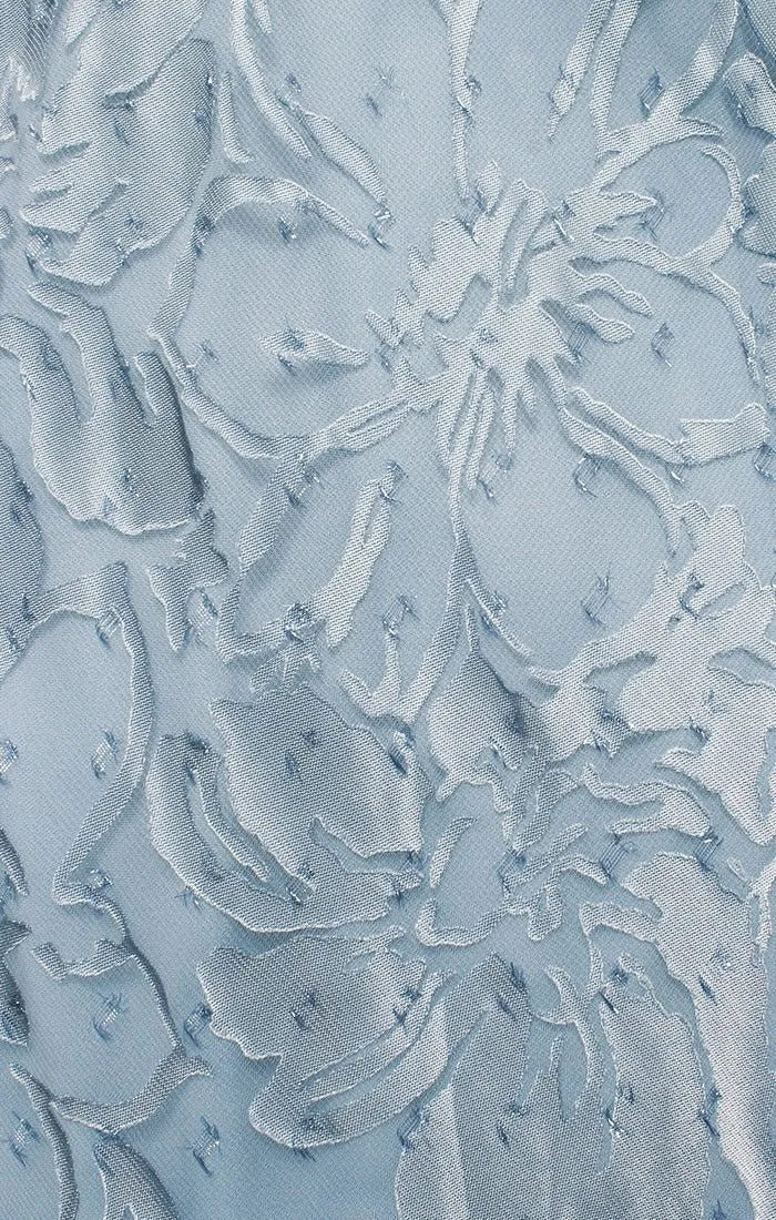 Chiffon Jacket Dress with High/Low Tulip Hem Skirt & Open Cascade Jacket sold by Alex Evenings product image thumbnail 5