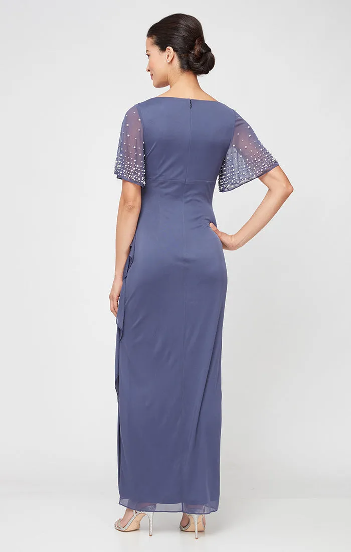 Layla Long Empire Waist Dress sold by Alex Evenings product image thumbnail 2