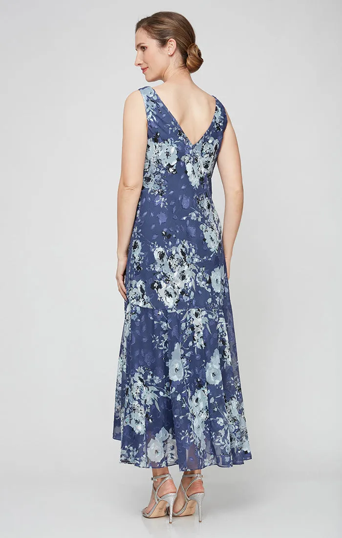 Adriana Floral Chiffon Dress sold by Alex Evenings product image thumbnail 2