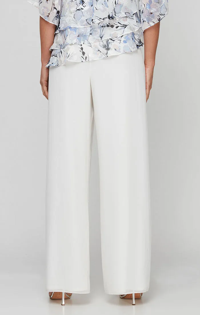 Petite Silky Chiffon Basic Pant sold by Alex Evenings product image thumbnail 2
