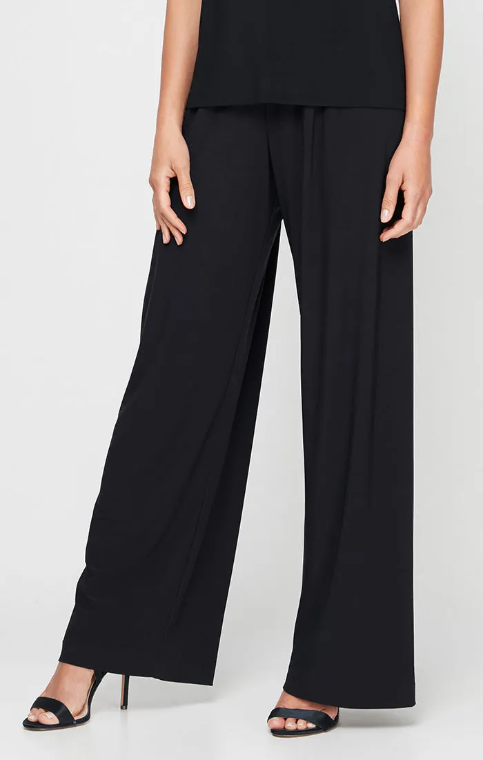 Petite Matte Jersey Straight Leg Long Pant sold by Alex Evenings