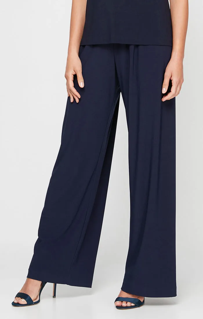 Petite Matte Jersey Straight Leg Long Pant sold by Alex Evenings product image thumbnail 3