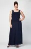 Plus Glitter Jacquard Knit Jacket Dress with Mandarin Neckline sold by Alex Evenings