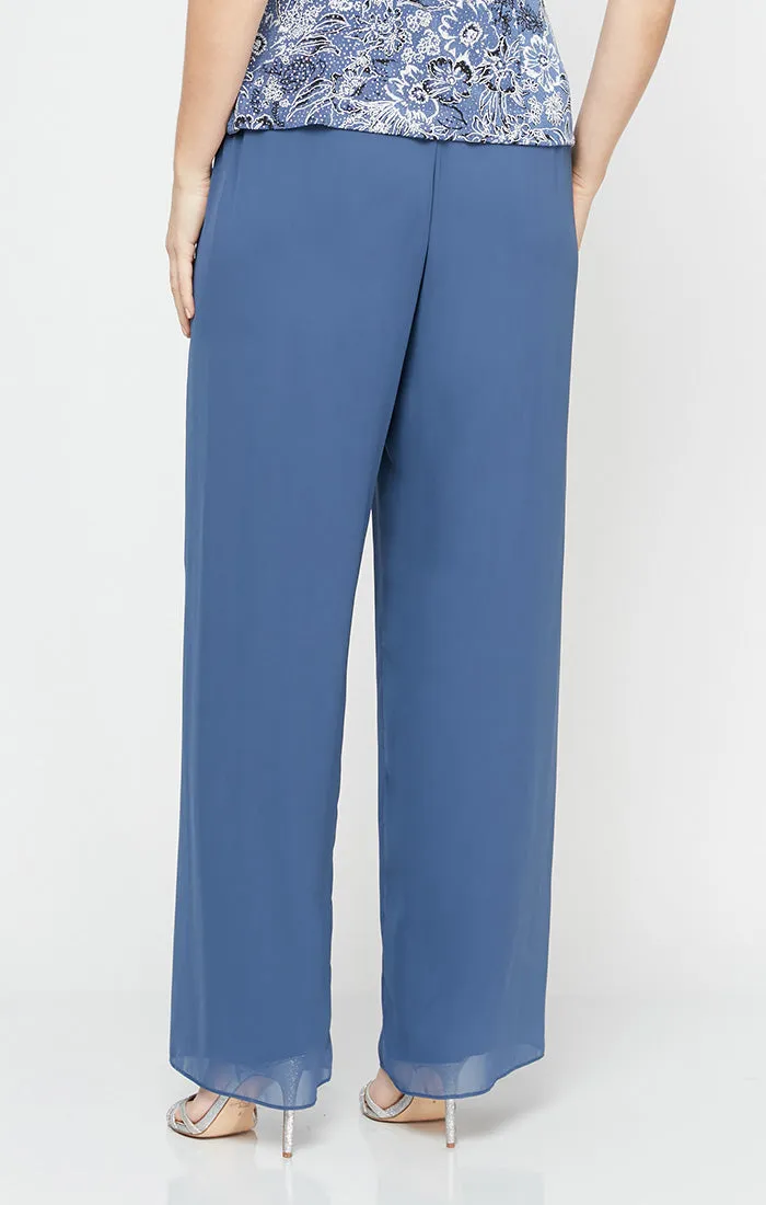 Straight Leg Chiffon Pant sold by Alex Evenings product image thumbnail 4