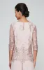 Plus 3/4 Sleeve Embroidered Detail Tunic with Scallop Sleeves & Hem sold by Alex Evenings