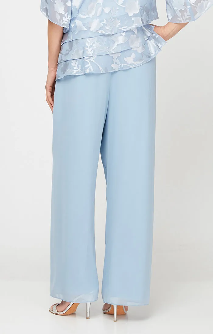 Petite Straight Leg Chiffon Pant sold by Alex Evenings product image thumbnail 2