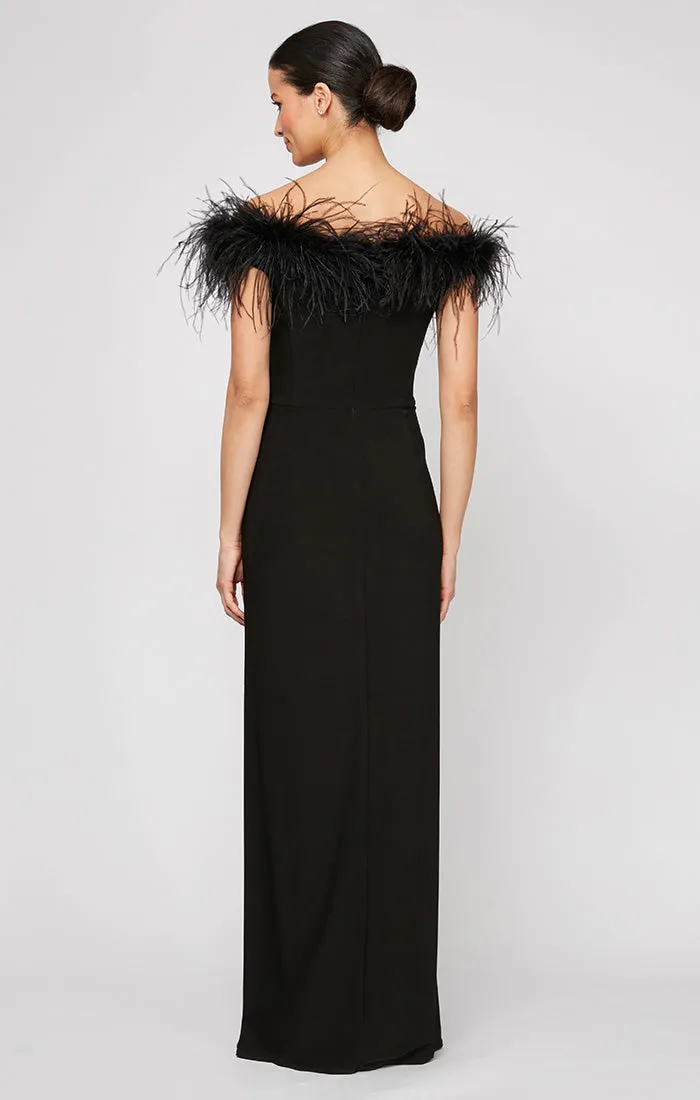 Gianna Jersey Off-The-Shoulder Gown sold by Alex Evenings product image thumbnail 2