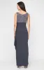 Glitter Jacquard Knit & Matte Jersey Gown with Bolero Jacket sold by Alex Evenings