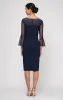 Gabrielle Bell Sleeved Crepe Dress sold by Alex Evenings