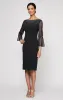 Gabrielle Bell Sleeved Crepe Dress sold by Alex Evenings