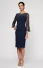 Gabrielle Bell Sleeved Crepe Dress sold by Alex Evenings