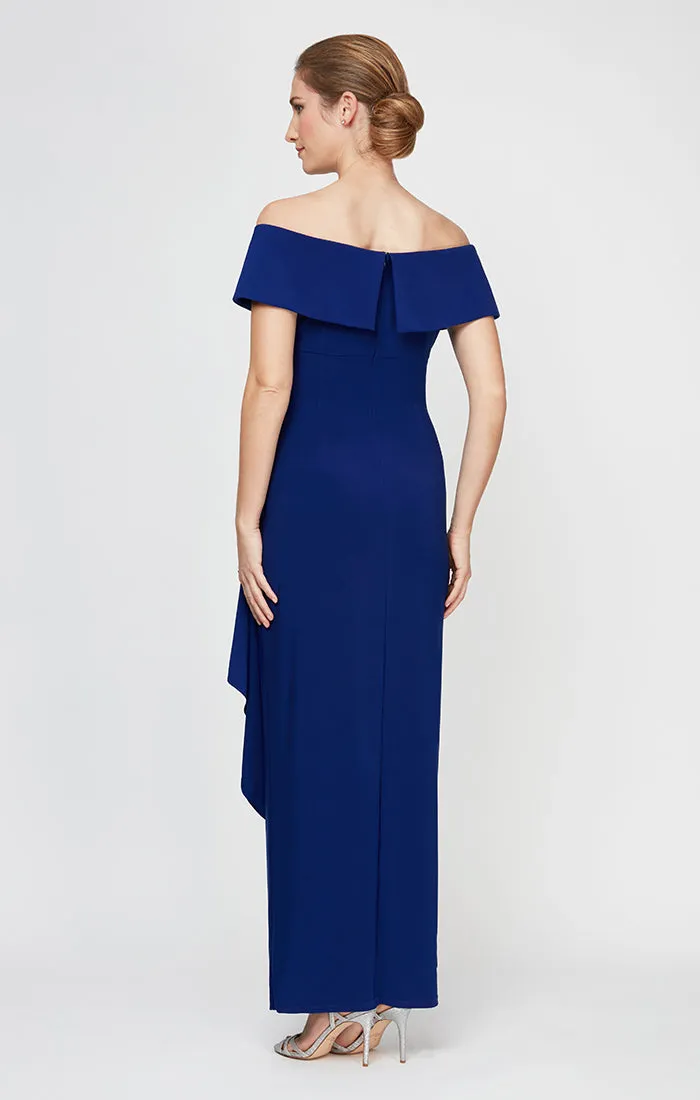 Nora Off-the-Shoulder Matte Jersey Dress sold by Alex Evenings product image thumbnail 2
