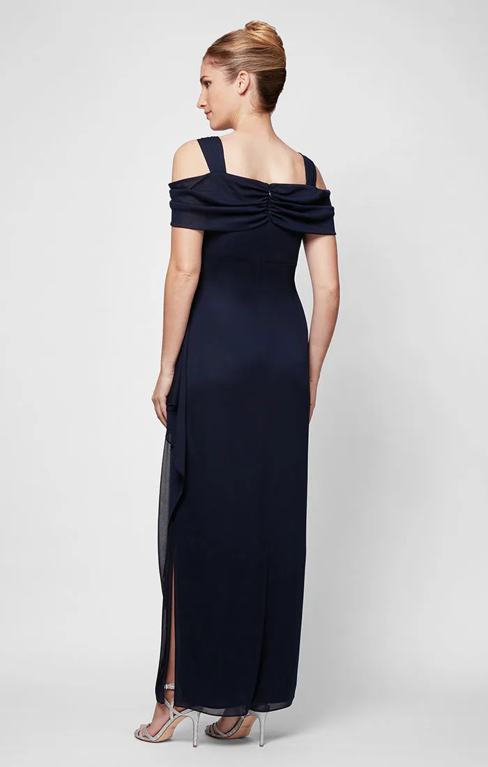 Petite Camille Cowl Neck Gown sold by Alex Evenings product image thumbnail 2