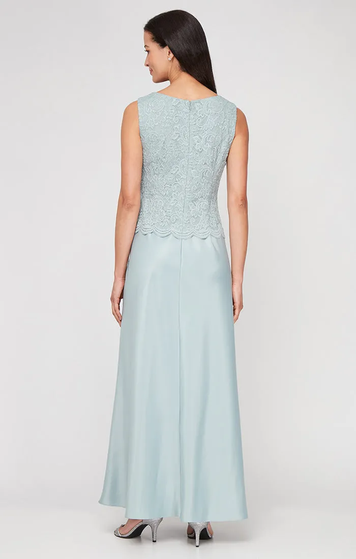 Bethany Glitter Lace Jacket Dress sold by Alex Evenings product image thumbnail 4