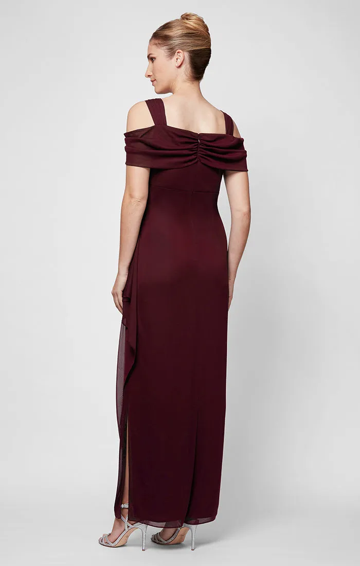 Camille Cowl Neck Gown sold by Alex Evenings product image thumbnail 4