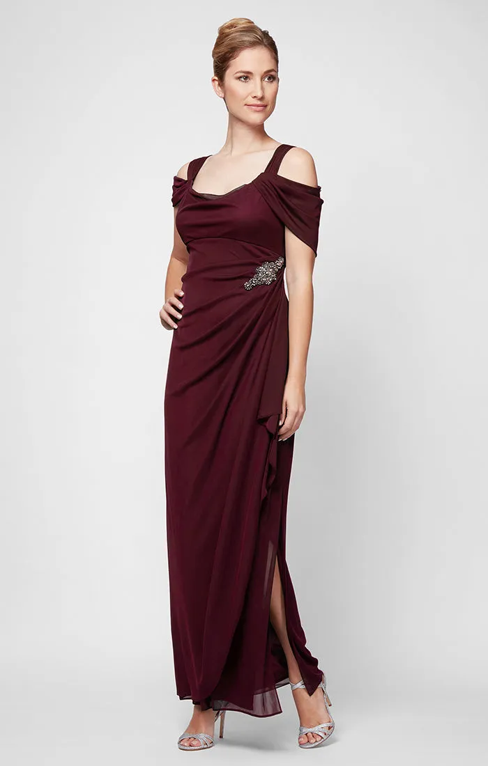 Camille Cowl Neck Gown sold by Alex Evenings product image thumbnail 3
