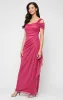 Plus Hannah Glitter Mesh Gown sold by Alex Evenings