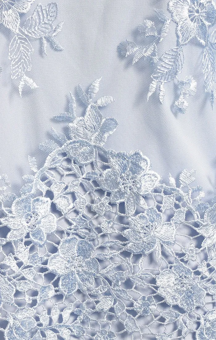 Regular - Embroidered Tunic with Scallop Sleeves & Hem sold by Alex Evenings product image thumbnail 3