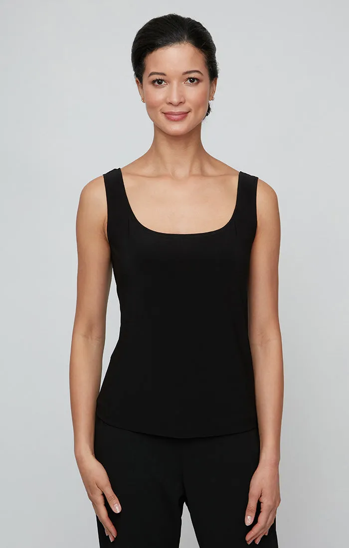 3/4 Sleeve Illusion Twinset with Solid Scoop Neck Tank sold by Alex Evenings product image thumbnail 2