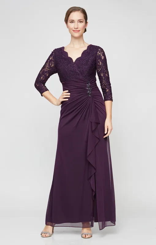 Victoria Empire Waist Gown sold by Alex Evenings