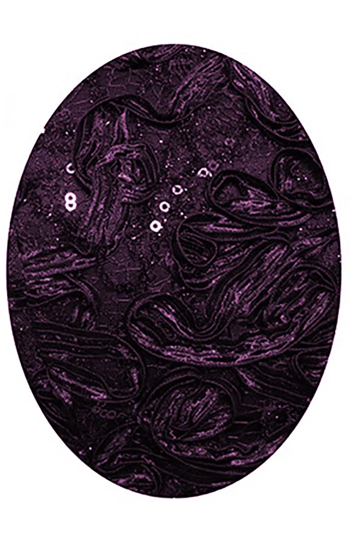 Plus Long Empire Waist Dress with Soutache Bodice, Puff Sleeve Detail and Cascade Ruffle Skirt sold by Alex Evenings product image thumbnail 4