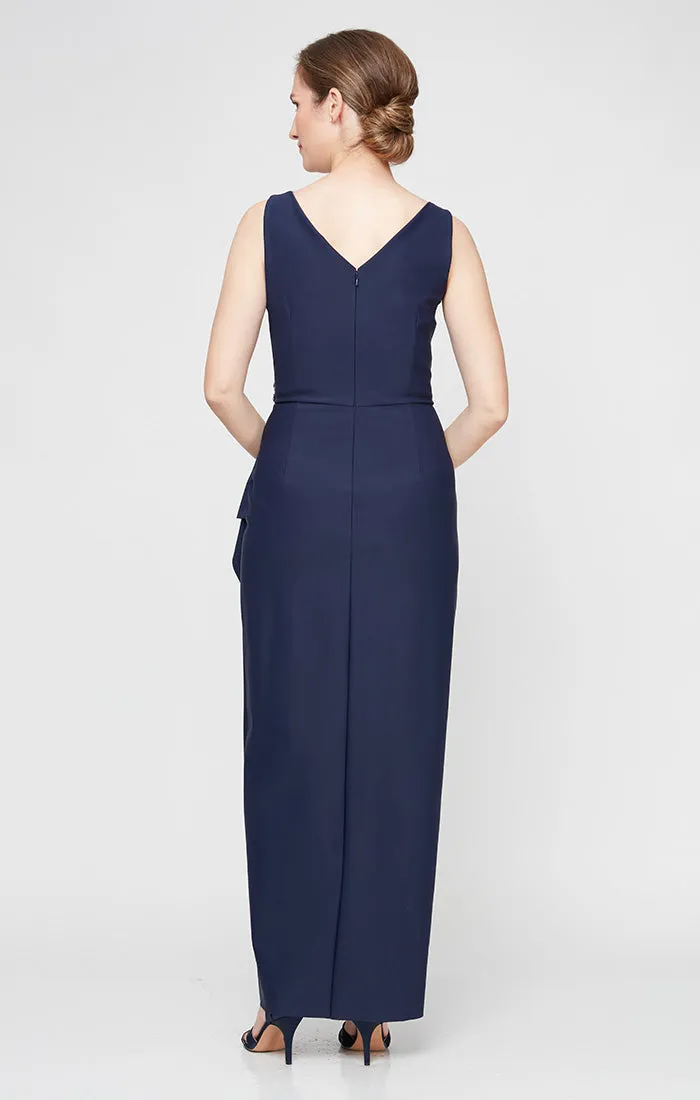 Petite Ava Sleeveless Contour Gown sold by Alex Evenings product image thumbnail 2
