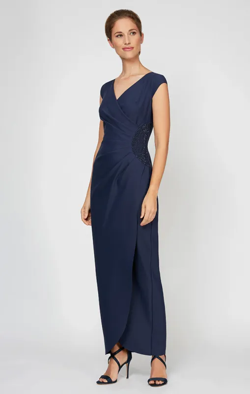 Regular - Elizabeth Cap Sleeve Contour Gown sold by Alex Evenings