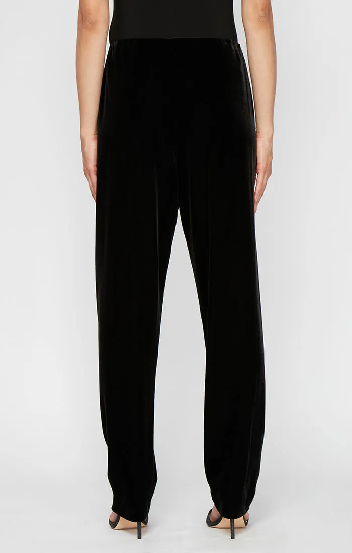 Plus Slim Leg Velvet Pant with Elastic Waist sold by Alex Evenings product image thumbnail 2