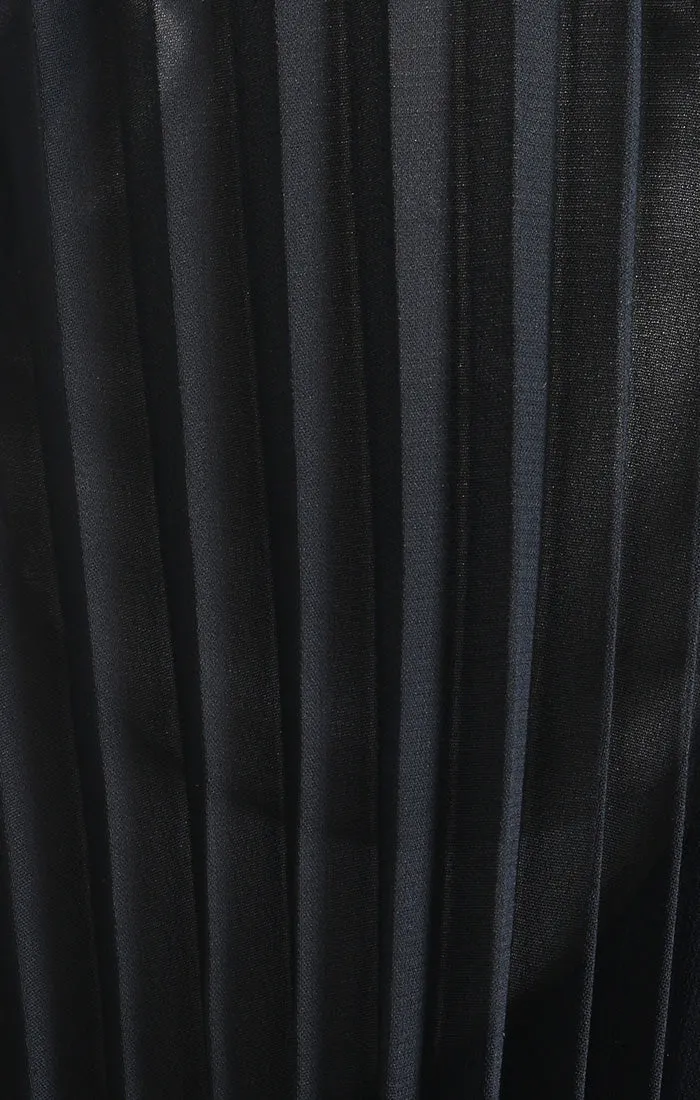 Regular - 3/4 Sleeve Scoop Neck Blouse with Pleated Illusion Sleeves and Tie Belt sold by Alex Evenings product image thumbnail 3