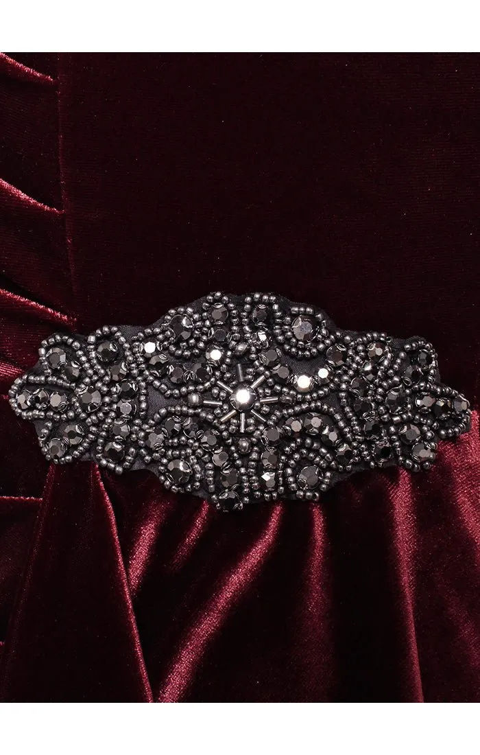 Claudia Velvet Sheath Dress sold by Alex Evenings product image thumbnail 5