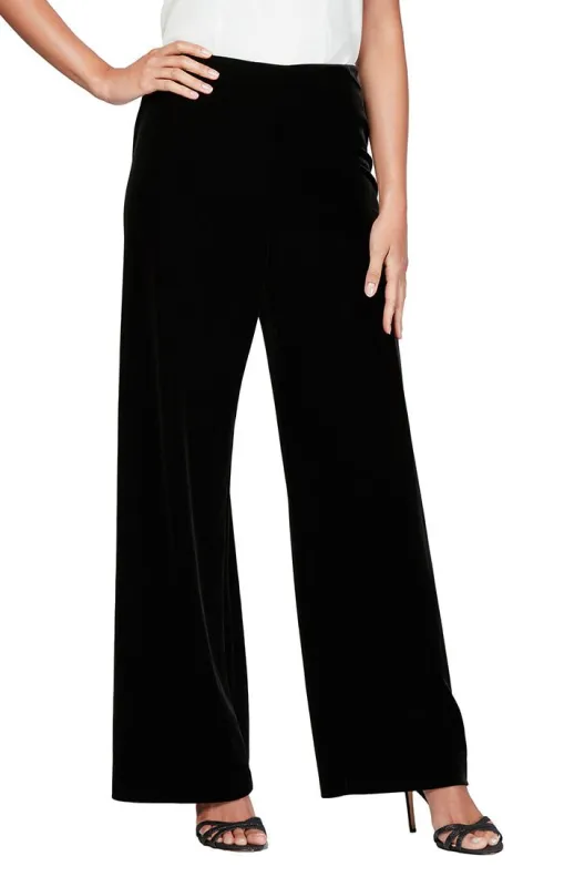 Flat Front Velvet Pant sold by Alex Evenings