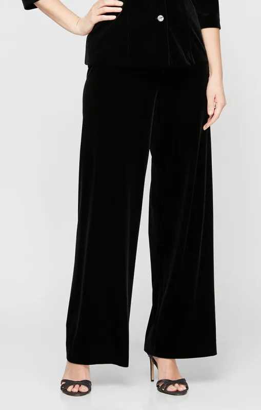Flat Front Velvet Pant sold by Alex Evenings