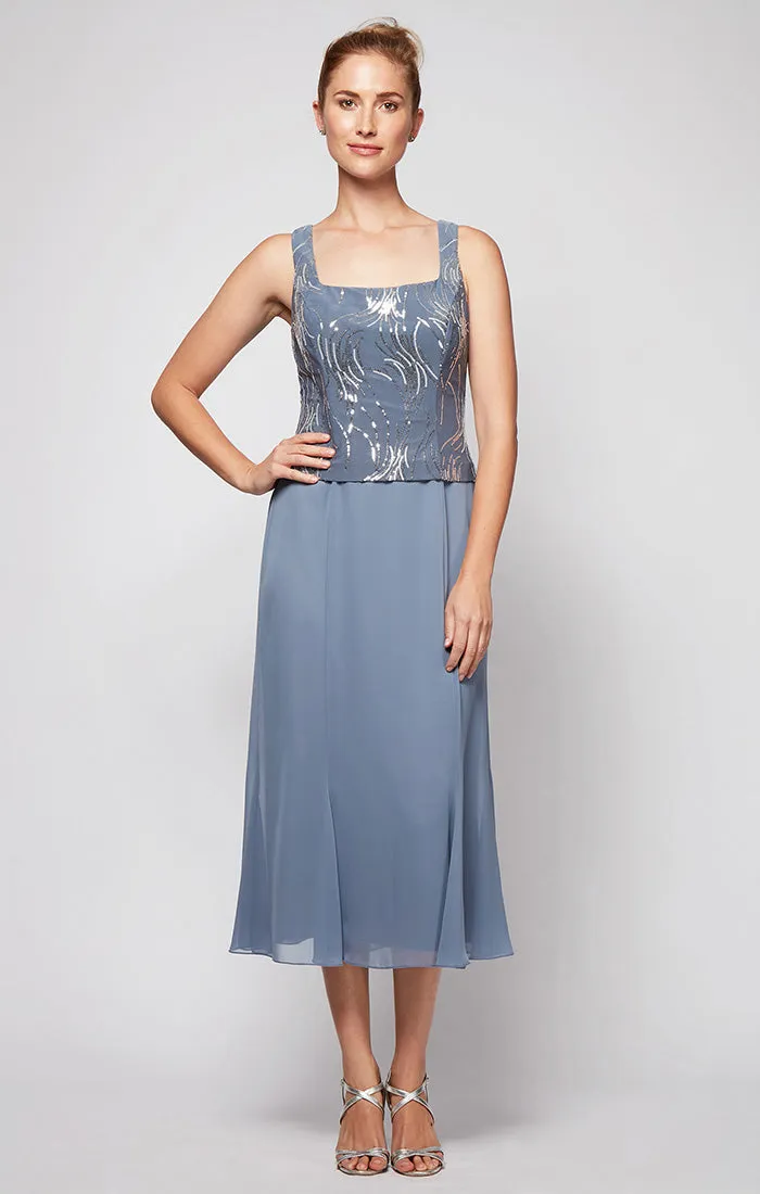 Angela Firework Sequin Jacket Dress sold by Alex Evenings product image thumbnail 2