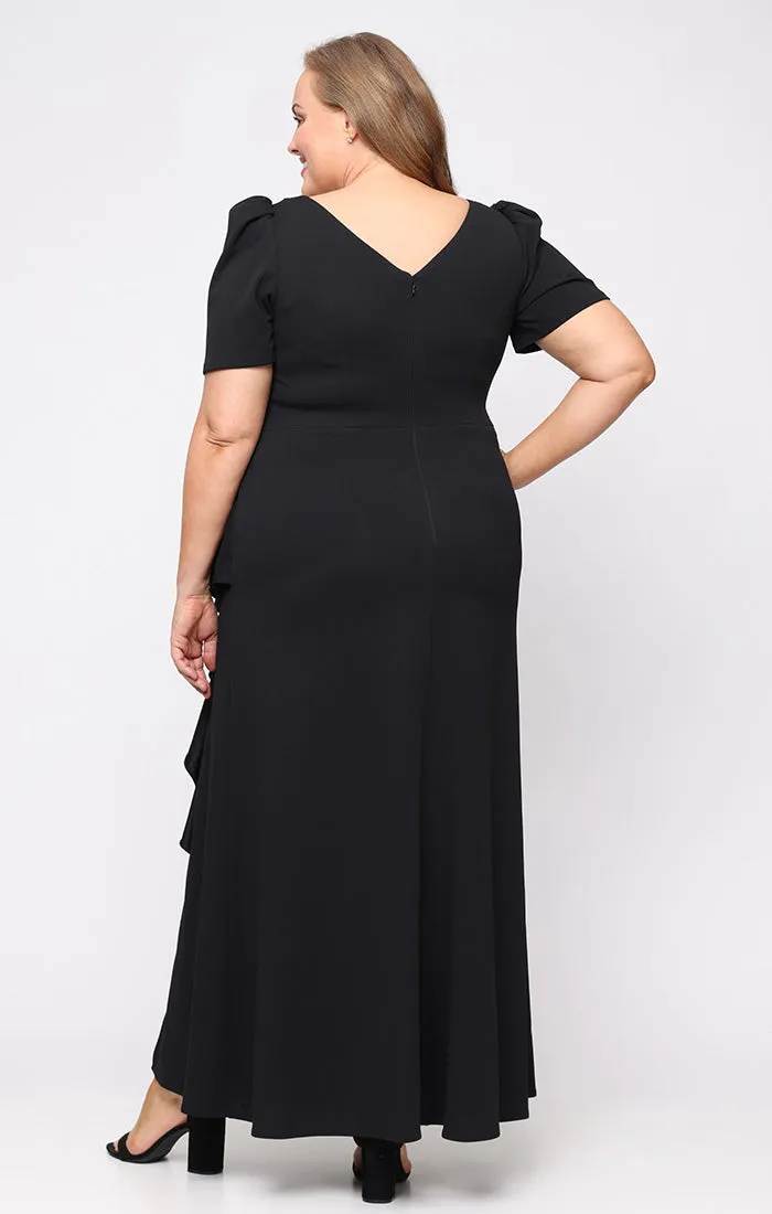 Plus Ashley Stretch Crepe Elbow Sleeve Dress sold by Alex Evenings product image thumbnail 4