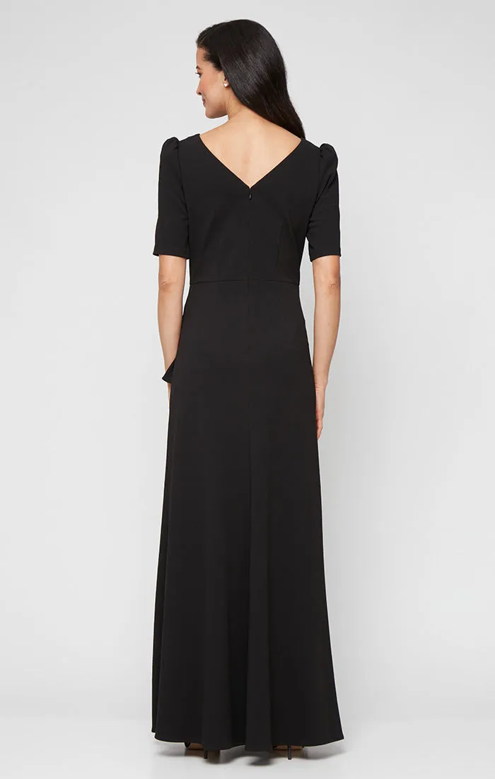 Ashley Stretch Crepe Elbow Sleeve Dress sold by Alex Evenings product image thumbnail 2