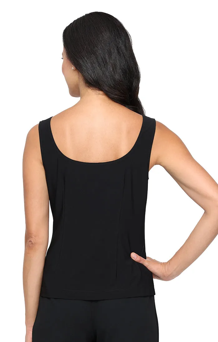 Petite 3/4 Sleeve Twinset with Solid Scoop Neck Tank sold by Alex Evenings product image thumbnail 4