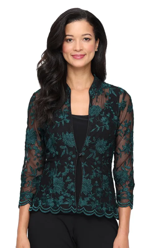 Petite 3/4 Sleeve Twinset with Solid Scoop Neck Tank sold by Alex Evenings