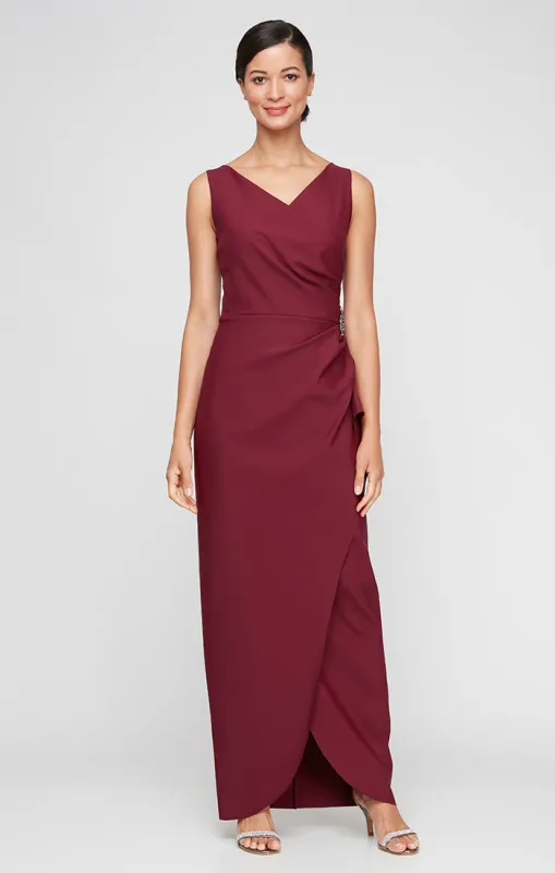 Petite Ava Sleeveless Contour Gown sold by Alex Evenings
