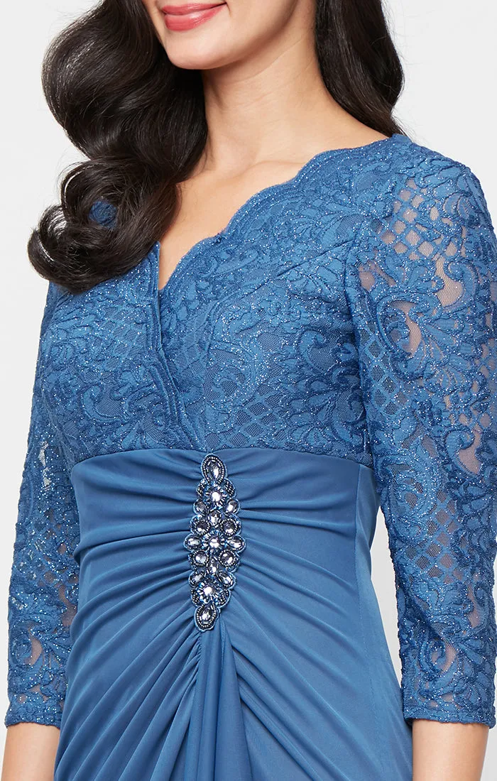 Petite - Victoria Empire Waist Gown sold by Alex Evenings product image thumbnail 2