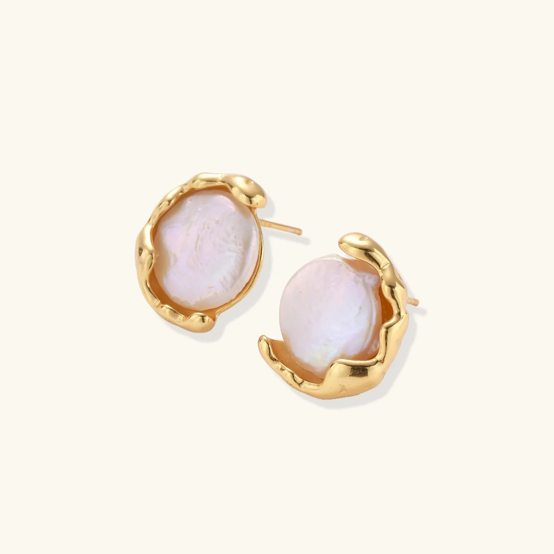 Pearl Embrace Studs sold by Alex Evenings product image thumbnail 4