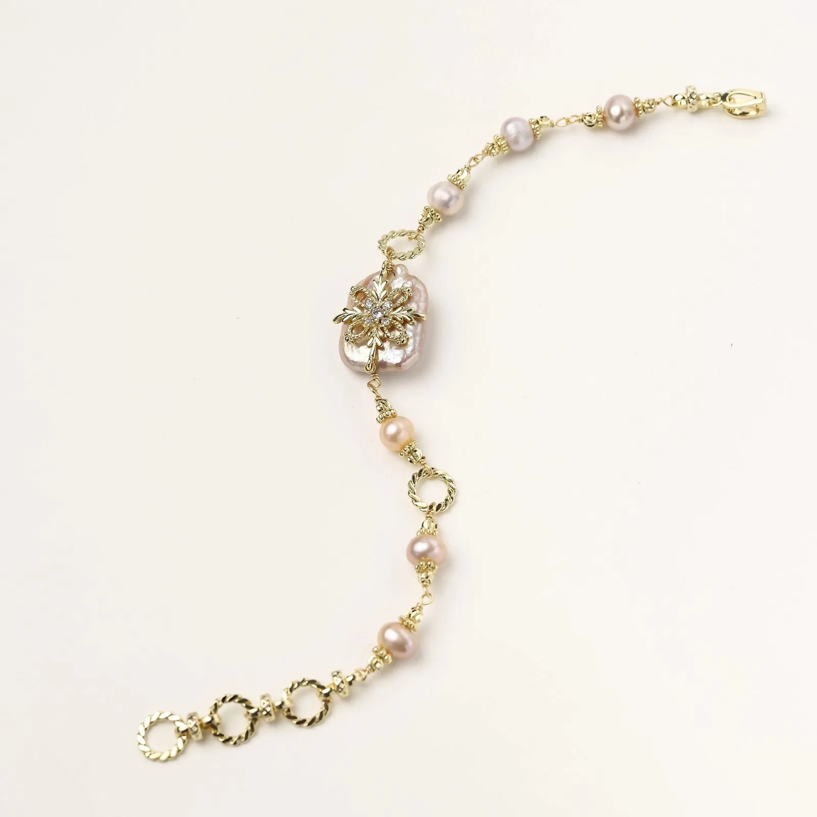 Baroque Pearl Bloom Bracelet sold by Alex Evenings product image thumbnail 2