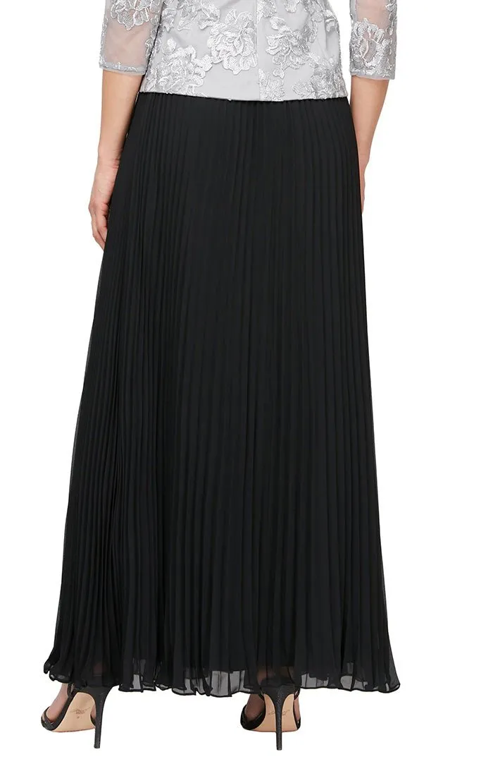 Regular - Long Pleated Chiffon Skirt sold by Alex Evenings product image thumbnail 2